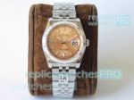 AR Factory V2 Rolex Datejust Champagne Dial Jubilee 36mm Watch Swiss 3135 Movement